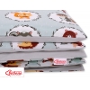 Juniorbett Bettwäsche Set 2-tlg 140x200 Junior - Minze Tierchen