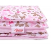 Juniorbett Bettwäsche Set 2-tlg 140x200 Junior - rosa Schmetterlinge