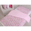 Juniorbett Bettwäsche Set 2-tlg 140x200 Junior - rosa Schmetterlinge