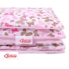 Juniorbett Bettwäsche Set 2-tlg 140x200 Junior - rosa Schmetterlinge