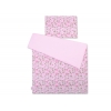 Juniorbett Bettwäsche Set 2-tlg 140x200 Junior - rosa Schmetterlinge