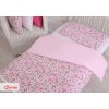 Juniorbett Bettwäsche Set 2-tlg 140x200 Junior - rosa Schmetterlinge