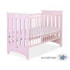 Kinderbett 120x60cm Babybett für Mädchen Lorenzo Rosa Pink