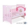 Kinderbett 120x60cm Babybett für Mädchen Lorenzo Rosa Pink