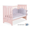 Babybett Puderrosa 120x60cm für Mädchen Lorenzo III nr 5024-01