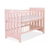 Babybett Puderrosa 120x60cm für Mädchen Lorenzo III nr 5024-01