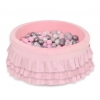 Plüsch Bällebad für Baby Rosa