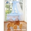 Stubenwagen Jungs mit Himmel Blau