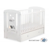 Kinderbett 120x60cm Crazy Wolf mit Schublade MAXI