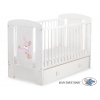 Kinderbett 120x60cm Dreamy bunny mit Schublade MAXI