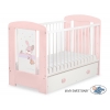 Kinderbett 120x60cm Dreamy bunny mit Schublade MAXI