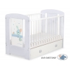 Kinderbett 120x60cm Dreamy bunny mit Schublade MAXI