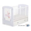 Kinderbett 120x60cm Dreamy bunny mit Schublade MAXI