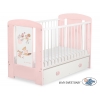 Kinderbett 120x60cm Friends mit Schublade MAXI