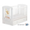 Kinderbett 120x60cm Gute Nacht Braun Schublade MAXI