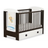 Braun Kinderbett 120x60cm Gute Nacht Blau Schublade MAXI