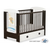 Braun Kinderbett 120x60cm Gute Nacht Blau Schublade MAXI