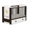 Braun Kinderbett 120x60cm Gute Nacht Lila Schublade MAXI