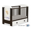 Braun Kinderbett 120x60cm Gute Nacht Lila Schublade MAXI