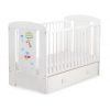 Kinderbett 120x60cm Happy balloons mit Schublade MAXI