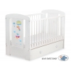 Kinderbett 120x60cm Happy balloons mit Schublade MAXI