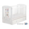 Kinderbett 120x60cm Happy balloons mit Schublade MAXI