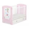 Kinderbett 120x60cm Happy balloons mit Schublade MAXI