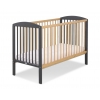 Kinderbett 120x60cm Leonardo- anthrazit - naturholz