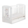 Kinderbett 120x60cm Lovely birds mit Schublade STANDARD