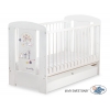 Kinderbett 120x60cm Lovely birds mit Schublade STANDARD