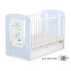 Kinderbett 120x60cm Lovely birds mit Schublade STANDARD