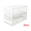 Kinderbett 120x60cm mit Krone mit Schublade MAXI