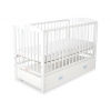 Kinderbett 120x60cm mit Krone mit Schublade MAXI