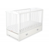 Kinderbett 120x60cm mit Krone mit Schublade MAXI