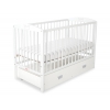 Kinderbett 120x60cm mit Krone mit Schublade MAXI
