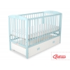 Kinderbett 120x60cm mit Krone mit Schublade MAXI