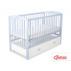 Kinderbett 120x60cm mit Krone mit Schublade MAXI