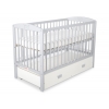 Kinderbett 120x60cm mit Krone mit Schublade MAXI