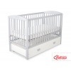 Kinderbett 120x60cm mit Krone mit Schublade MAXI
