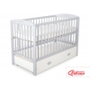 Kinderbett 120x60cm mit Krone mit Schublade MAXI