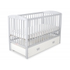 Kinderbett 120x60cm mit Krone mit Schublade MAXI