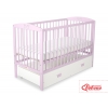 Kinderbett 120x60cm mit Krone mit Schublade MAXI