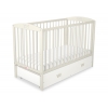 Kinderbett 120x60cm mit Krone mit Schublade MAXI