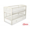Kinderbett 120x60cm mit Krone mit Schublade MAXI