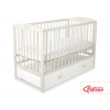 Kinderbett 120x60cm mit Krone mit Schublade MAXI