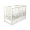 Kinderbett 120x60cm mit Krone mit Schublade MAXI