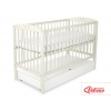 Kinderbett 120x60cm mit Krone mit Schublade STANDARD