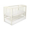Kinderbett 120x60cm mit Krone mit Schublade STANDARD
