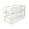 Kinderbett 120x60cm mit Krone mit Schublade STANDARD