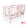 Babybett 120x60cm mit Krone  puderrosa